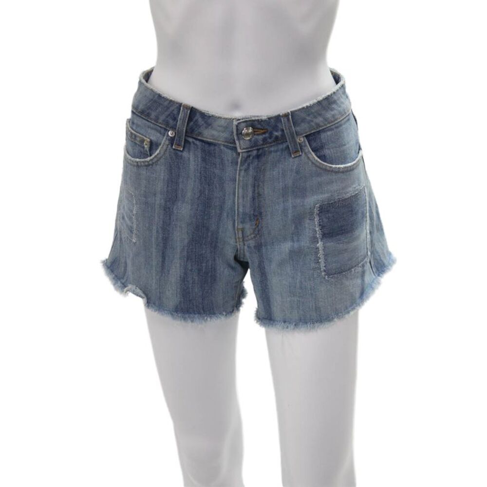 Derek Lam Unisex Blue Cotton Shorts Size 26